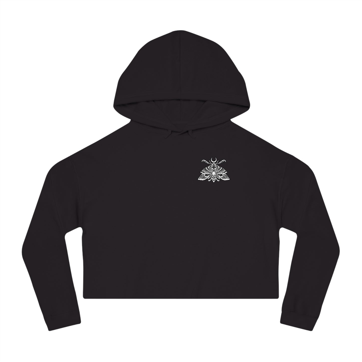 Memento Mori Cropped Hoodie