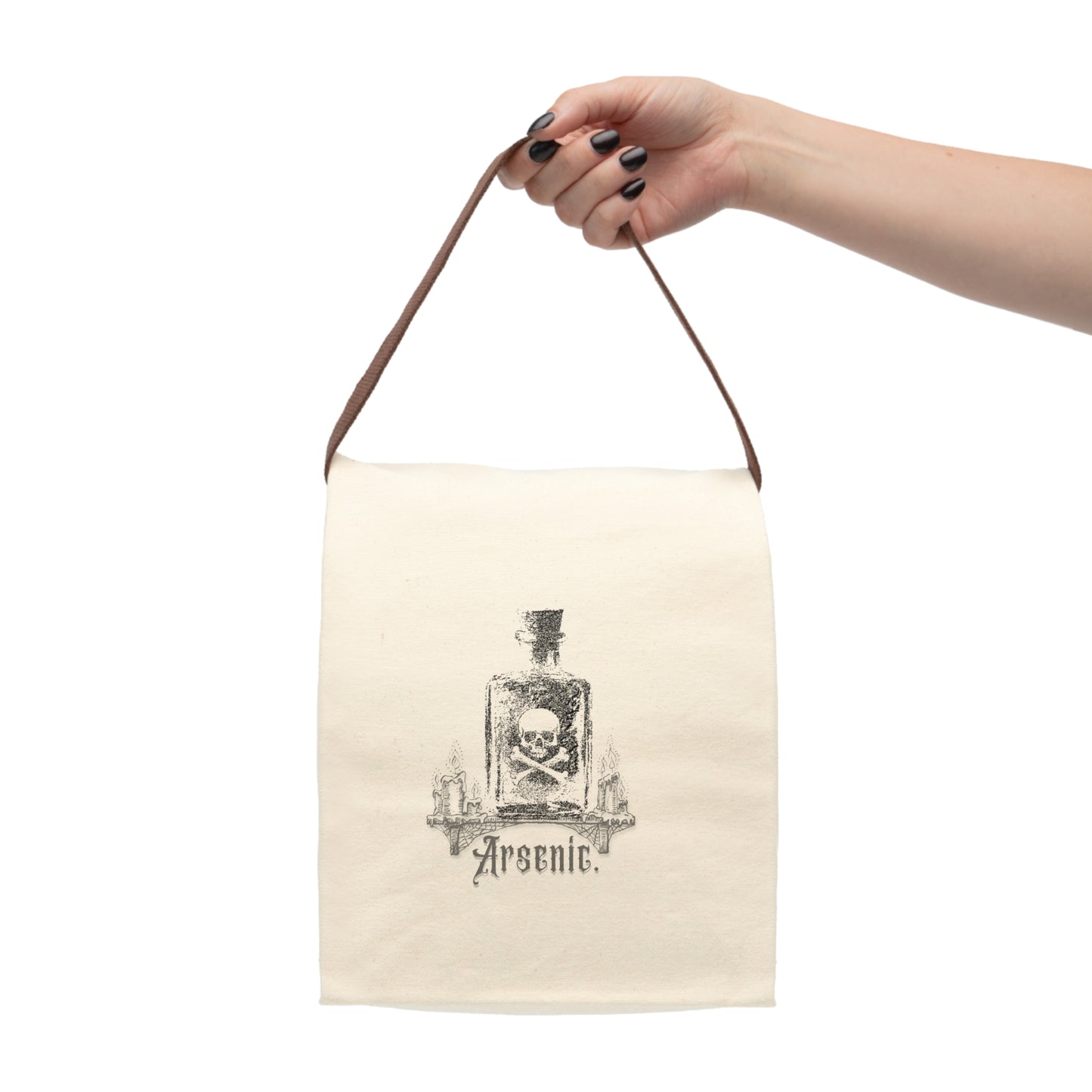 Vintage Arsenic Canvas Lunch Bag