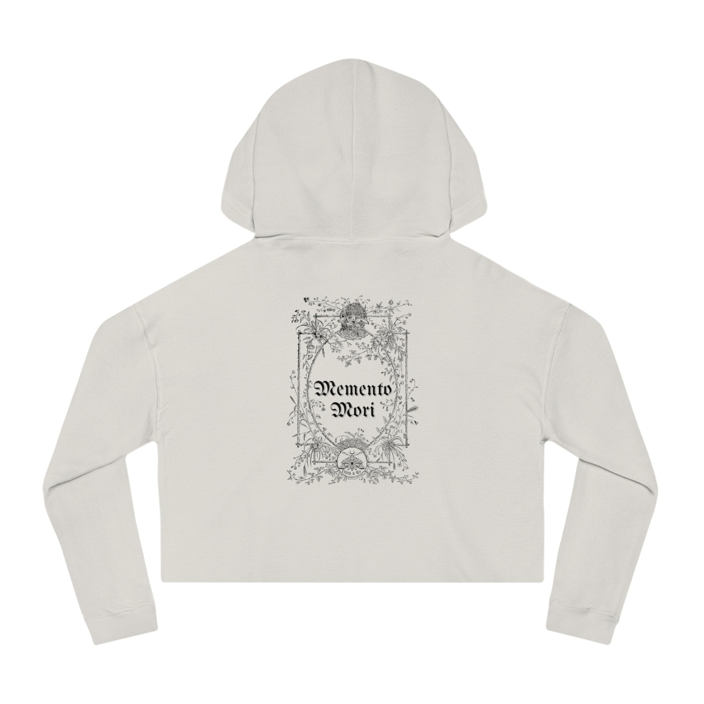 Memento Mori Cropped Hoodie