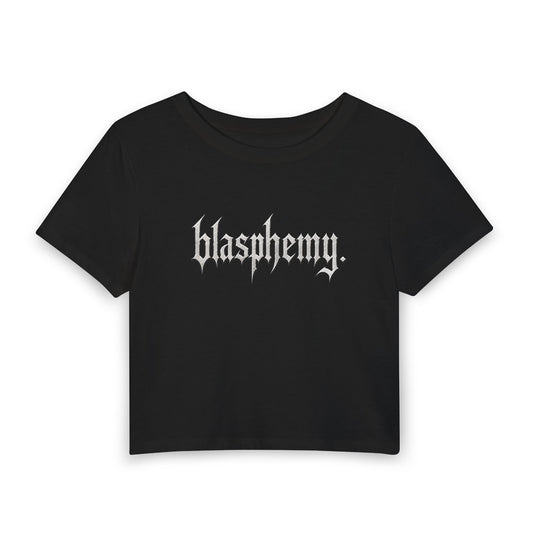 Blasphemy Crop Tee