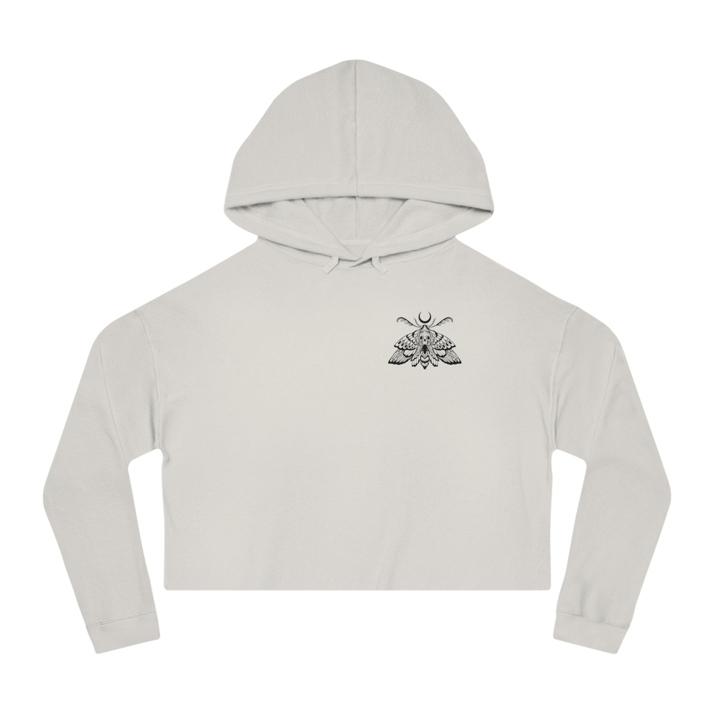 Memento Mori Cropped Hoodie