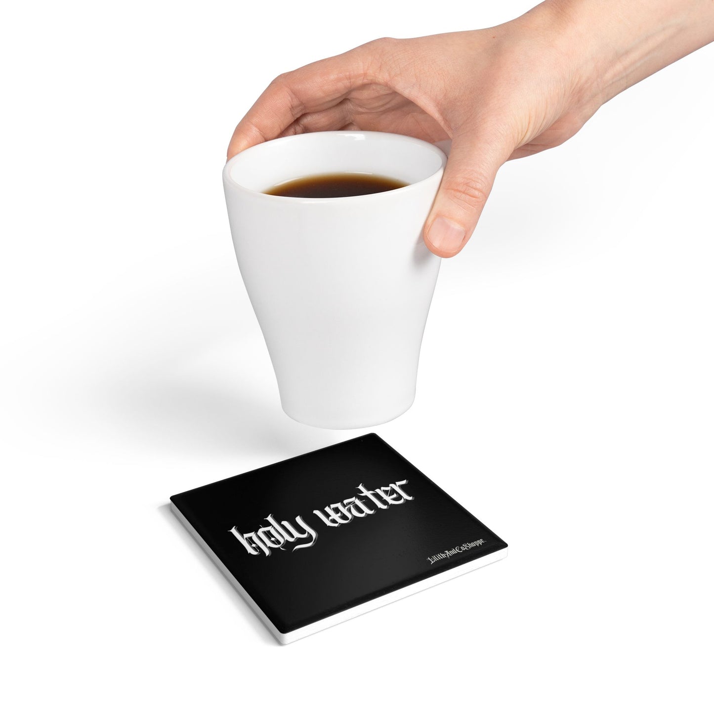 Holy Water Ceramic Coaster