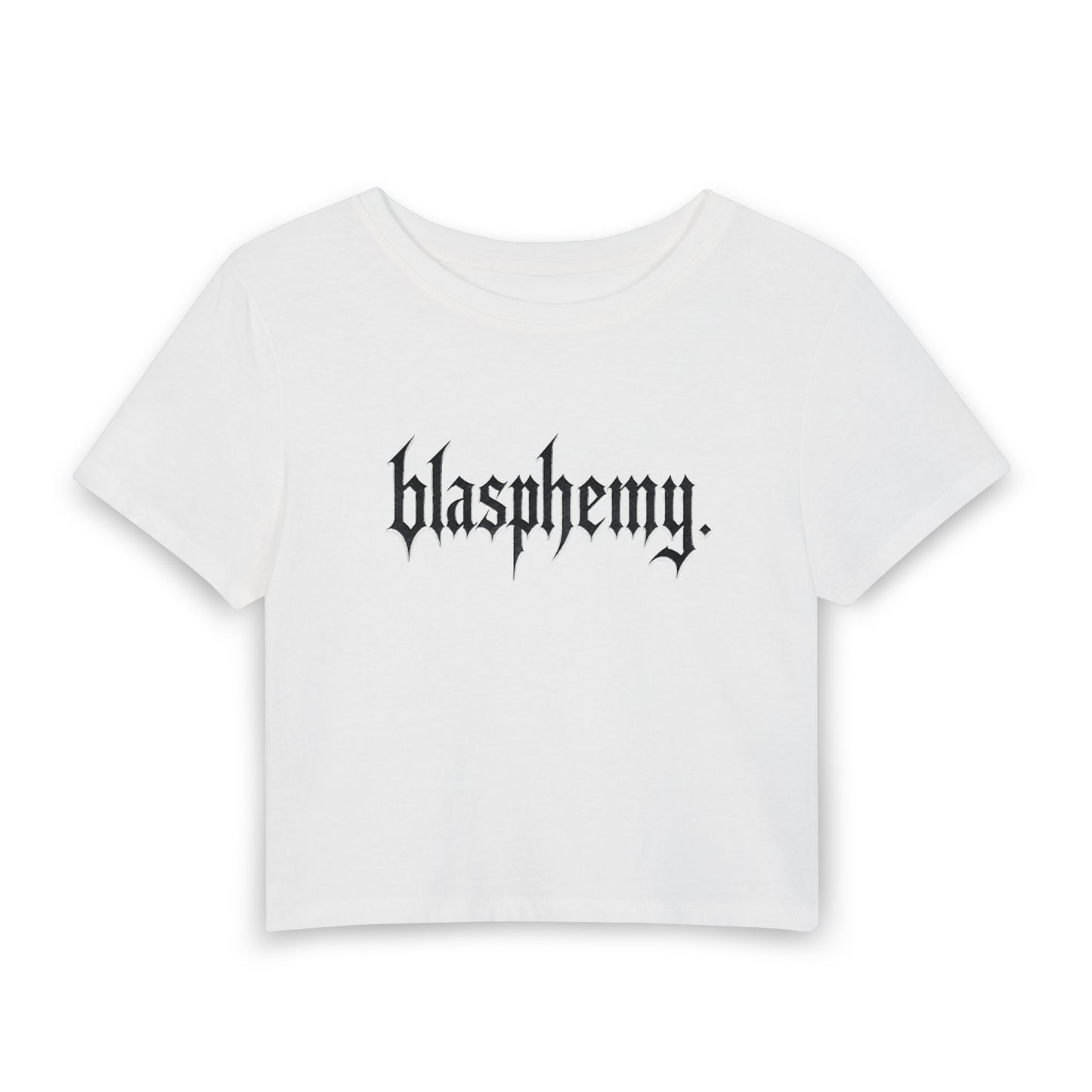 Blasphemy Crop Tee