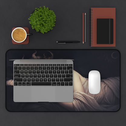 Her Gaze Desk Mat