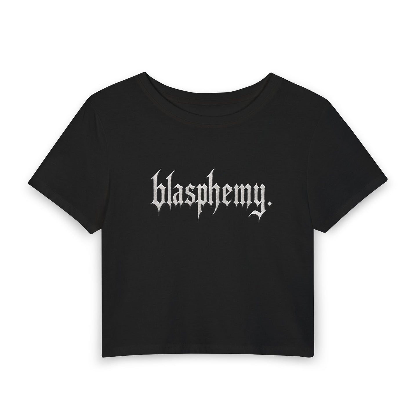 Blasphemy Crop Tee