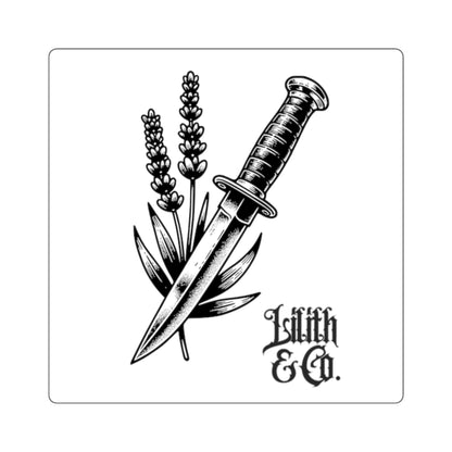 Dagger and Lavender Sticker