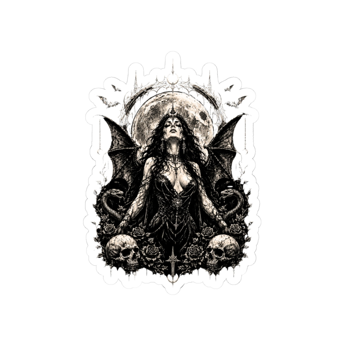 Lilith Under Moonlight Sticker
