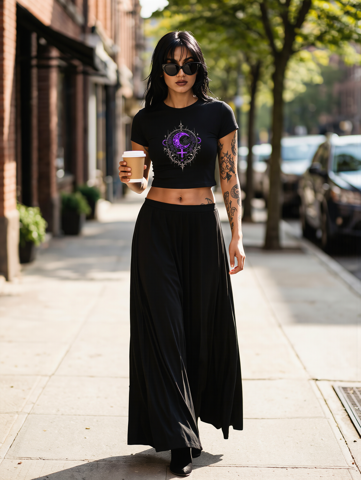 Lilith's Sigil Crop Tee