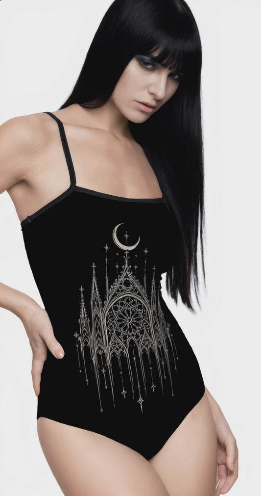 Cathedral Moon One-Piece Swimsuit